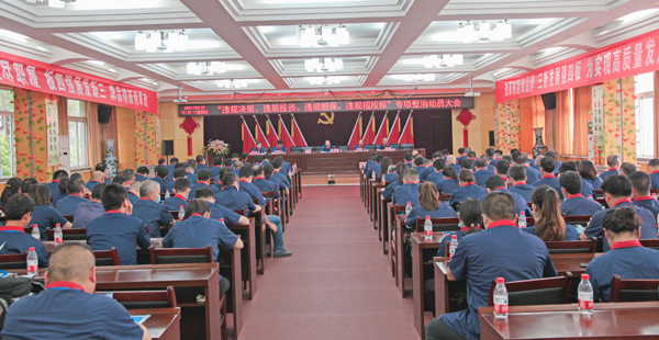 公司召開“違規(guī)決策、違規(guī)投資、違規(guī)擔(dān)保、違規(guī)招投標(biāo)”專項整治動員大會