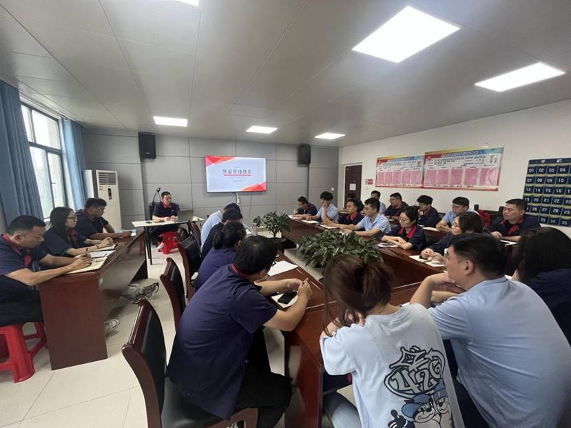 建材公司開展QC管理、質(zhì)量管理知識培訓