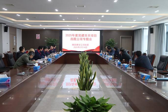 公司召開黨建攻關(guān)項目立項專題會 公司召開黨建攻關(guān)項目立項專題會